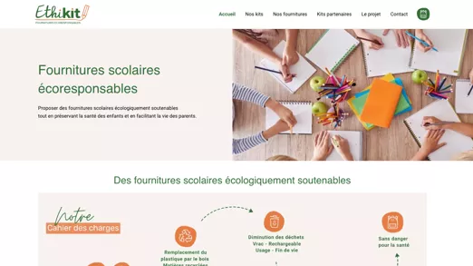 Ethikit - Fournitures scolaire éco-responsables